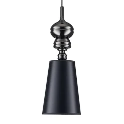 Lampa wisząca QUEEN-1 czarna 18 cm