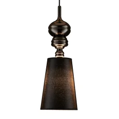 Lampa wisząca QUEEN-1 czarna 18 cm