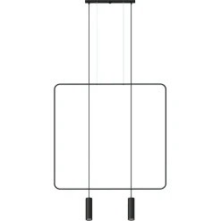 Lampa wisząca RANA 2 czarna