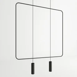 Lampa wisząca RANA 2 czarna