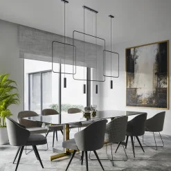 Lampa wisząca RANA 2 czarna