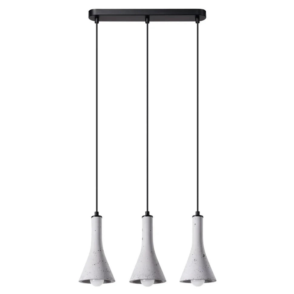 Lampa wisząca REA 3L beton