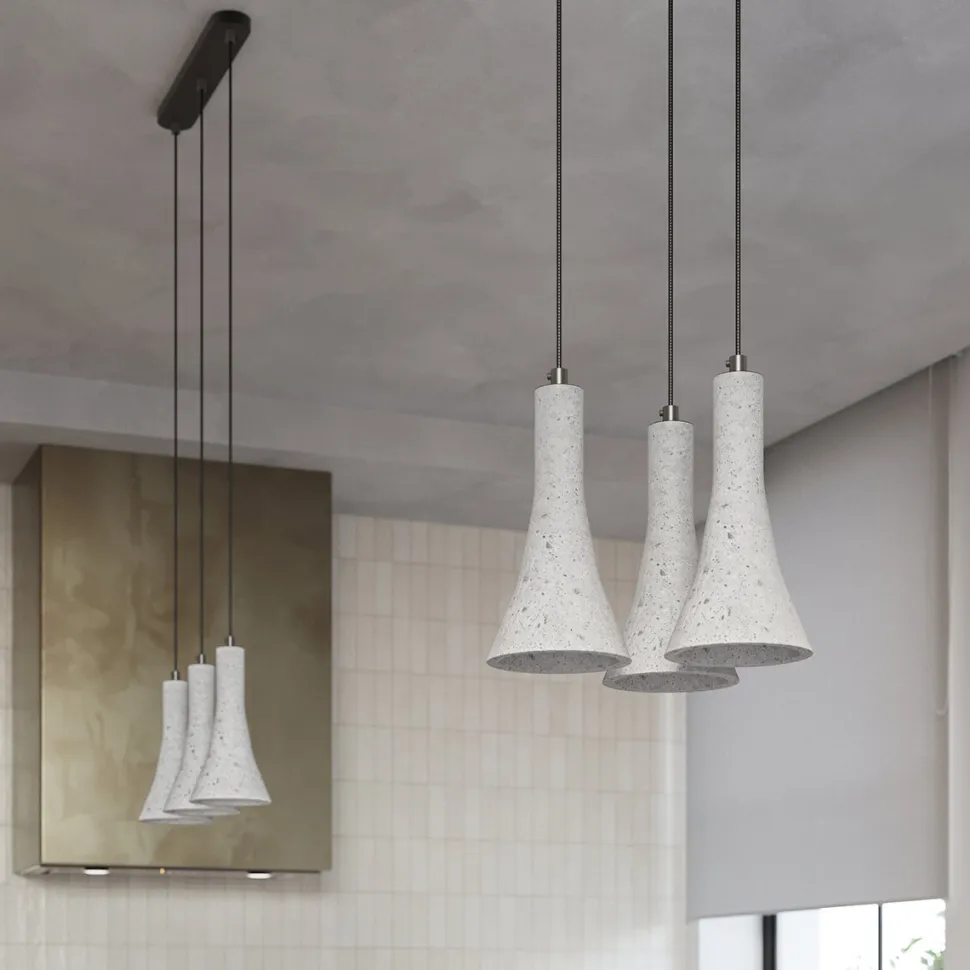 Lampa wisząca REA 3L beton