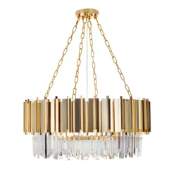 Lampa wisząca REA złota 80 cm