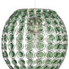 Lampa wisząca Rica 28 1x40W E27 zielony  + linka 85-10523