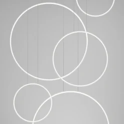 Lampa wisząca RIO 5 55/55/78/110/110  biała LED 4000K