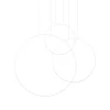 Lampa wisząca RIO 3 55/78/110 biała LED  4000K