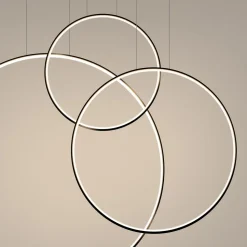 Lampa wisząca RIO 3 55/78/110 czarna LED  3000K