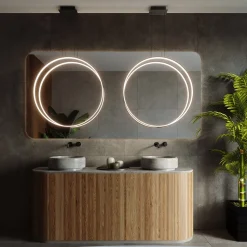 Lampa wisząca RIO 55 czarny LED 4000K