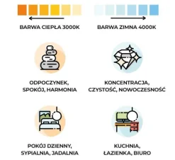 Lampa wisząca RIO 78 czarny LED 3000K