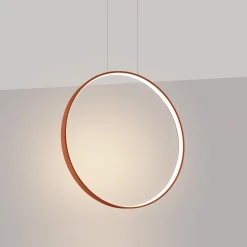 Lampa wisząca RIO 55 ochra czerwona LED  3000K