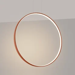 Lampa wisząca RIO 78 ochra czerwona LED  3000K