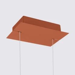 Lampa wisząca RIO 78 ochra czerwona LED  4000K