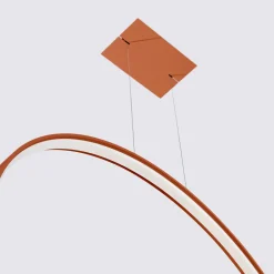 Lampa wisząca RIO 55 ochra czerwona LED  4000K