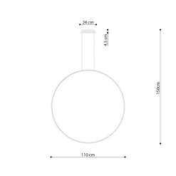 Lampa wisząca RIO 110 zielona oliwka LED  3000K