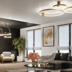 Lampa wisząca RIO 78 złoty połysk LED  3000K