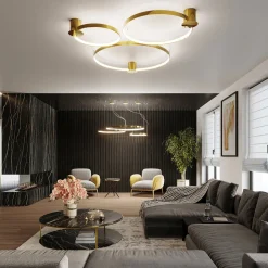 Lampa wisząca RIO 78 złoty połysk LED  3000K