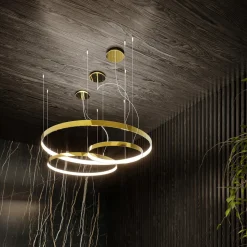 Lampa wisząca RIO 78 złoty połysk LED  3000K