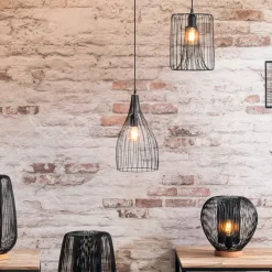 Lampa wisząca Rita czarna