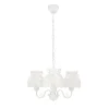 Lampa wisząca ROSSINI biały 3x40W E27  abażur biały