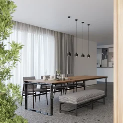 Lampa wisząca SAVAR 1 czarna