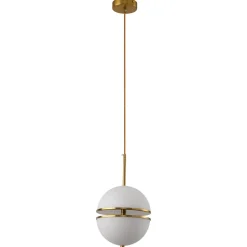 Lampa wisząca SFERA-1 LED złota 20 cm