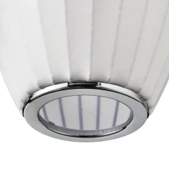 Lampa wisząca SILK BARREL biała 60 cm