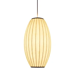 Lampa wisząca SILK BARREL biała 50 cm