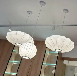 Lampa wisząca SILK biała 60 cm