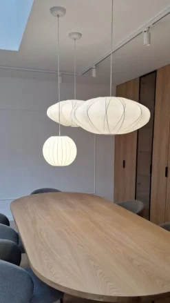 Lampa wisząca SILK biała 50 cm