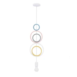 Lampa wisząca Single h5 1x20W E27 iq  kids mix kolor