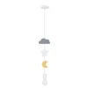 Lampa wisząca Single msc 1x20W E27 iq  kids mix kolor