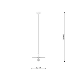 Lampa wisząca SIRKEL 30 czarny