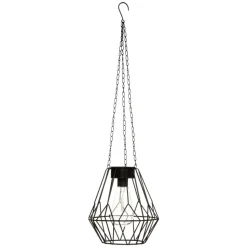Lampa wisząca solarna Flave czarna