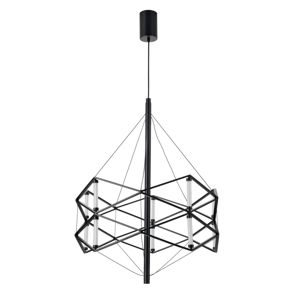 Lampa wisząca SPACE LED czarna 60 cm