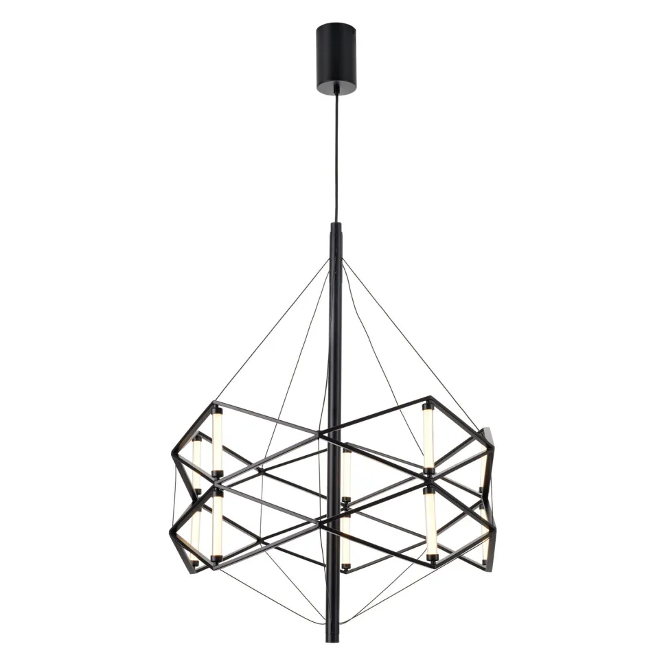 Lampa wisząca SPACE LED czarna 60 cm