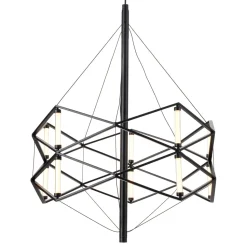 Lampa wisząca SPACE LED czarna 60 cm