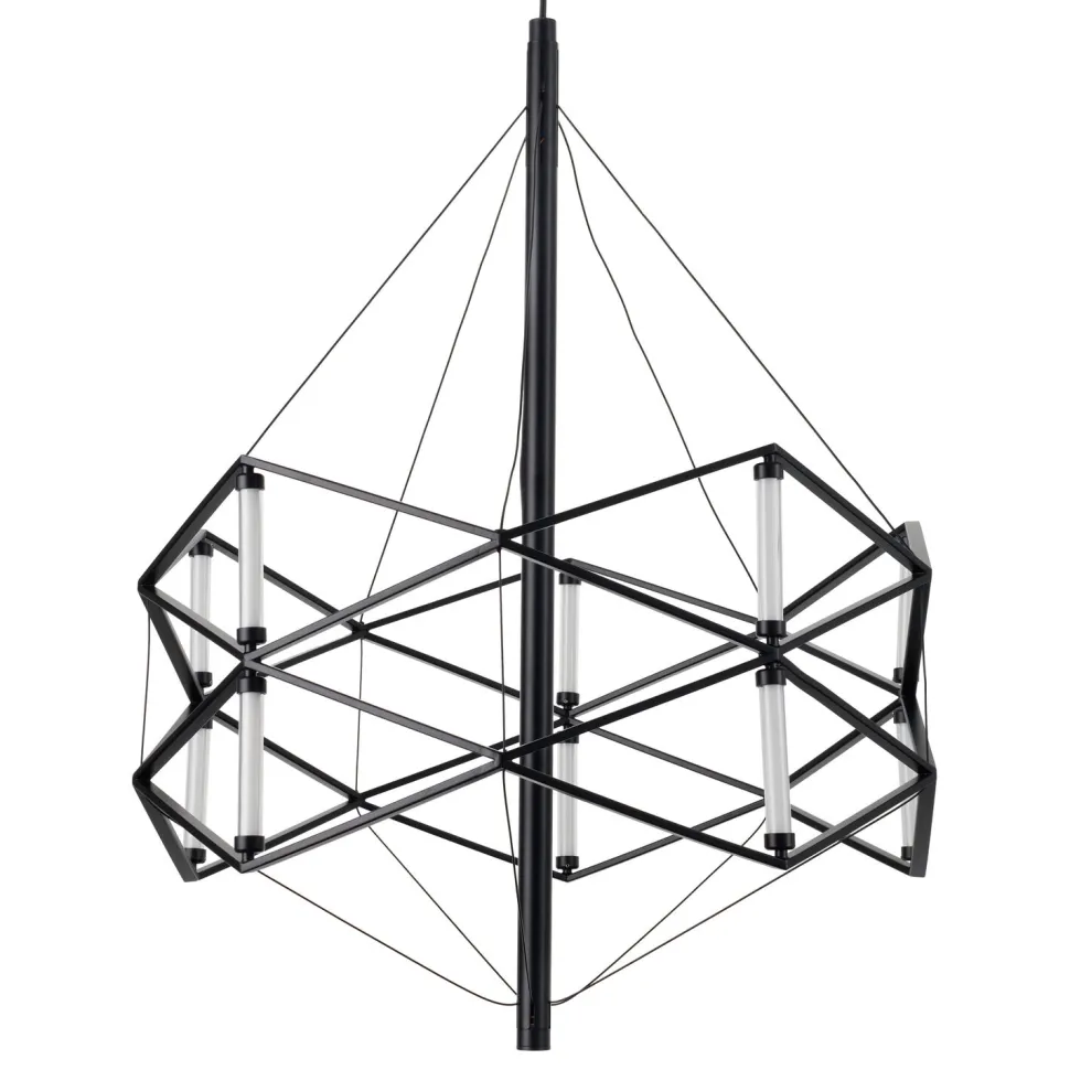 Lampa wisząca SPACE LED czarna 60 cm