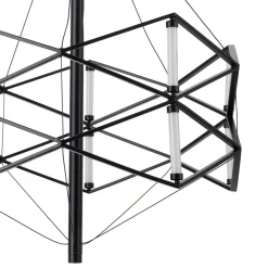 Lampa wisząca SPACE LED czarna 60 cm