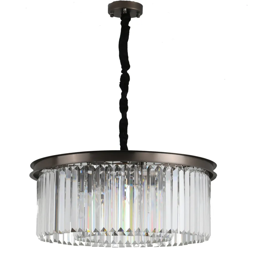 Lampa wisząca SPARKLE ROUND antracyt 60cm