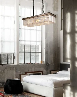 Lampa wisząca SPARKLE SINGLE antracyt szczotkowany 100 cm