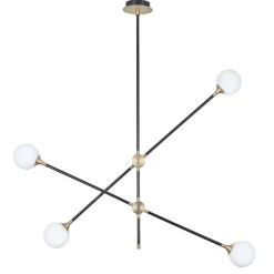 Lampa wisząca SPILLO czarno złota 92 cm