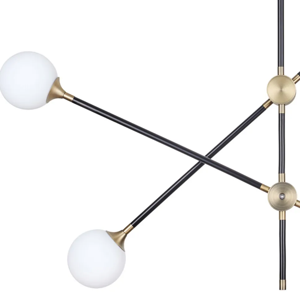 Lampa wisząca SPILLO czarno złota 92 cm