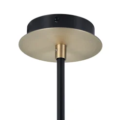 Lampa wisząca SPILLO czarno złota 92 cm