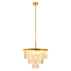 Lampa wisząca SPLENDORE złota 50 cm