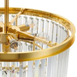 Lampa wisząca SPLENDORE złota 50 cm