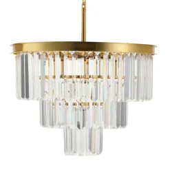 Lampa wisząca SPLENDORE złota 50 cm