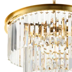 Lampa wisząca SPLENDORE złota 50 cm