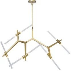 Lampa wisząca STICKS-10 złota