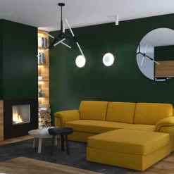 Lampa wisząca STICKS-6 złota